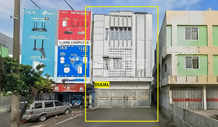Ruko Gandeng 2 Pintu 3 Lantai Pinggir Jalan Teuku Umar
