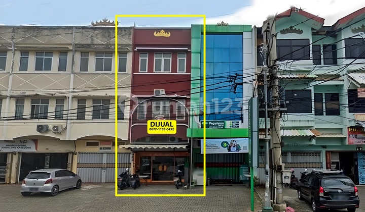 Jual Ruko 3 Lantai Pinggir Jalan Wolter Monginsidi