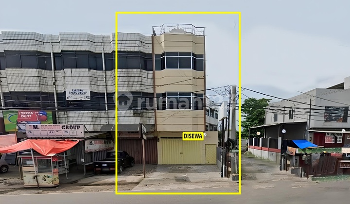 Rent 3-Story Shop House by Yos Sudarso Roadside 1