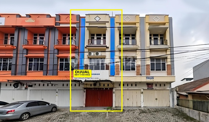 Jual Ruko 3,5  Lantai Pinggir Jalan S. Parman