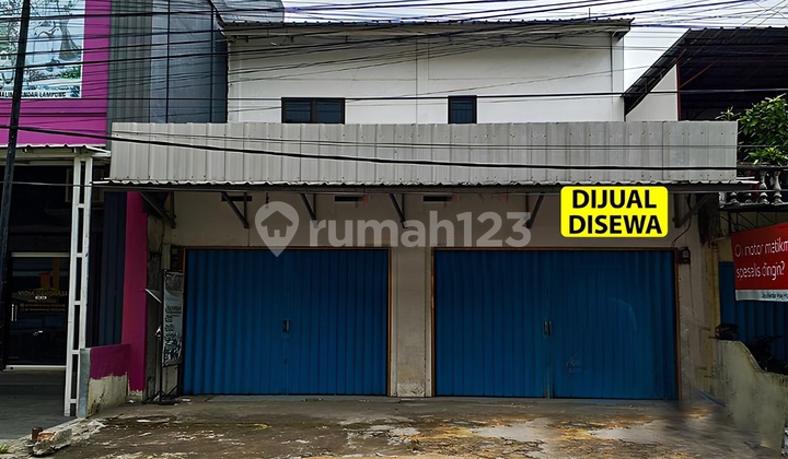Jual Sewa Ruko Gandeng 2 Pintu Pinggir Jalan Way Halim
