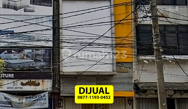 Jual Ruko 3 Lantai Pinggir Jalan Kartinii