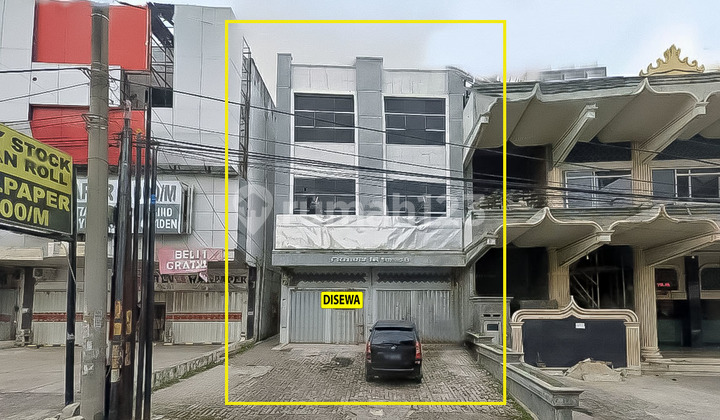 Ruko Gandeng 2 Pintu dan Gudang di Jalan Teuku Umar Kedaton