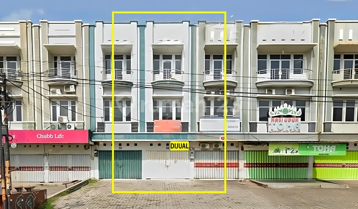 Jual Ruko 3 Lantai Pinggir Jalan Diponegoro