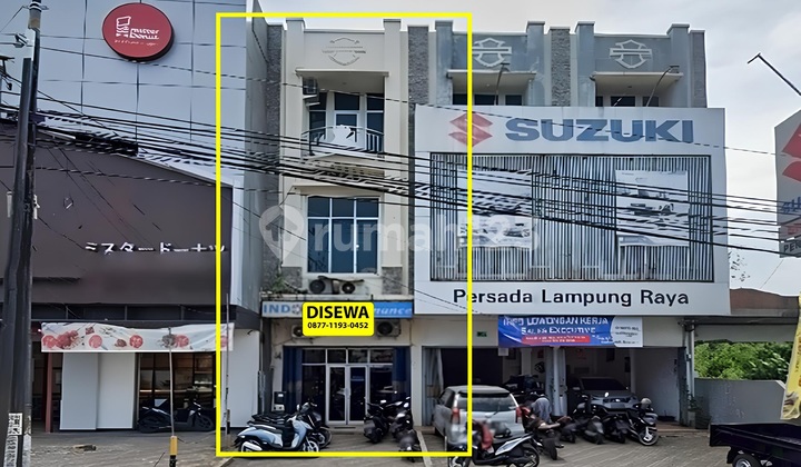 For Rent: 3-Story Shop House by Antasari Main Road in Kedamaian