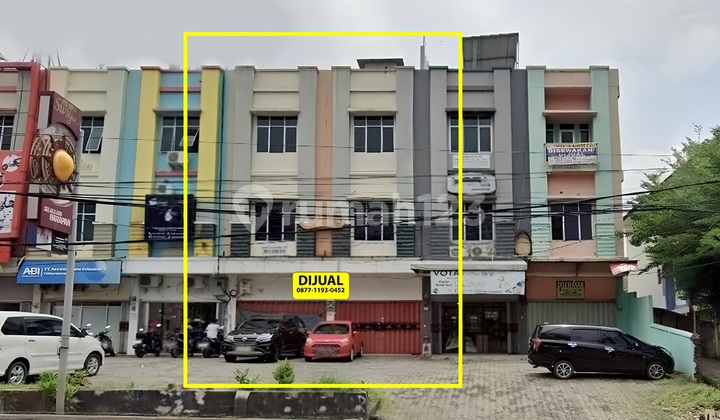 Jual Sewa Ruko Gandeng 2 Pintu 3 Lantai Jalan Diponegoro