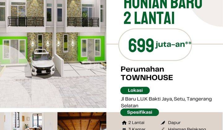 Rumah Baru 2 Lantai Banyak Bonusnya Arah Royal Serpong Village 1