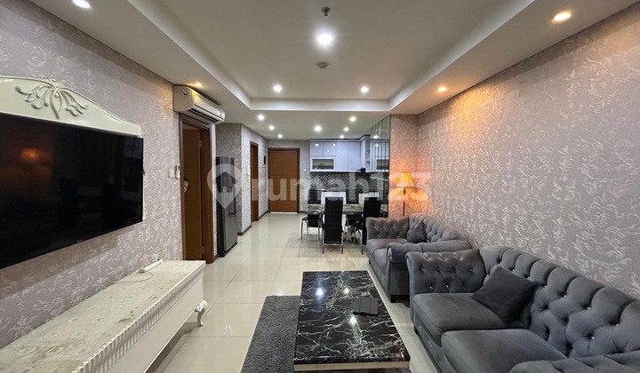 For Rent Green Bay Pluit Furnished Apartment Condominium 2BR Size 102m² in North Jakarta