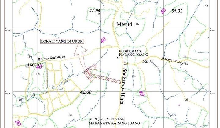 tanah di km 12 pinggir jalan besar cocok untuk investasi 2