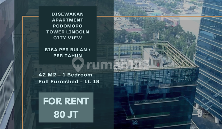 Apartment Podomoro. City View. Full Furnished. 1 Bedroom