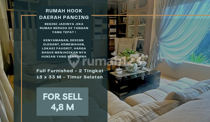 Rumah Hook Elegant. Full Furnished. Komplek Daerah Jl. Pancing Rumah Hook Elegant. Full Furnished. Komplek Daerah Jl. Pancing