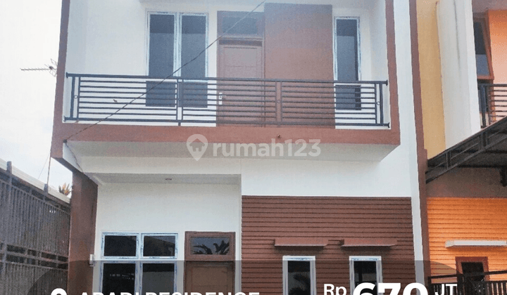 Komplek Abadi Residence,rumah Baru Siap Huni,2 Menit Ke Jl. Bilal 1