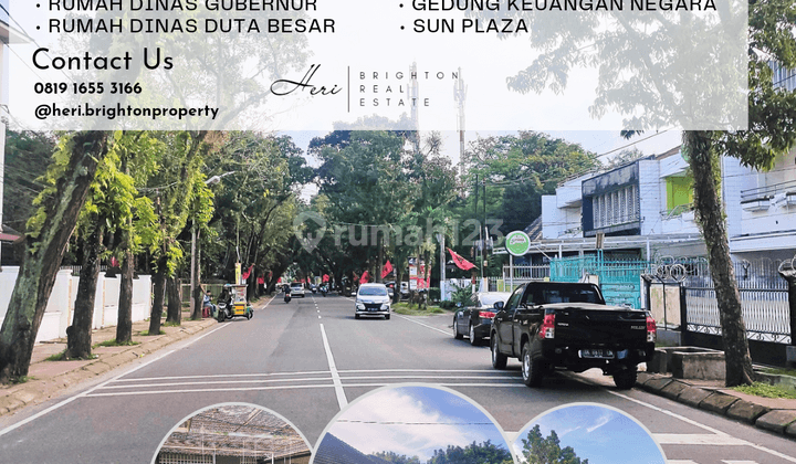 Hot Property. Rumah Luas Hook. Jl. Teuku Cikditiro. Kawasan Elite 1