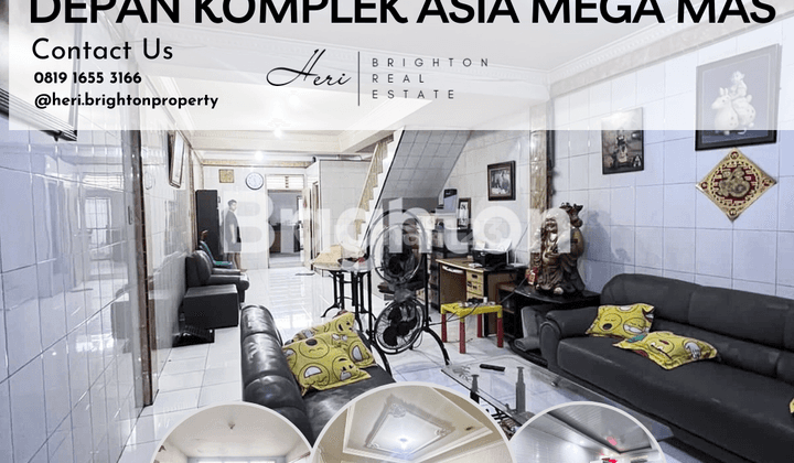 Ruko Bagus Jl. Kapten Jumhana. Bagian Depan Komplek Asia Mega Mas 1