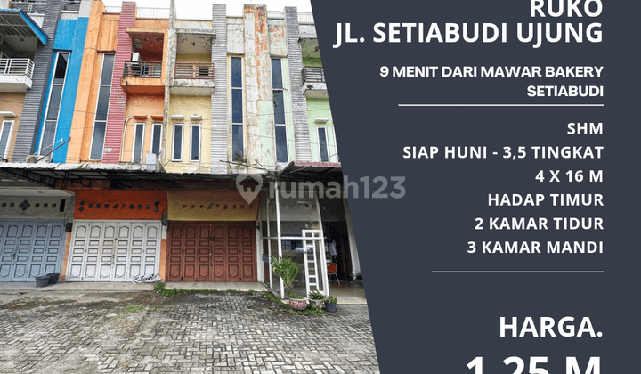 Ruko Jl. Setiabudi Ujung. 9 Menit Dari Mawar Bakery, Setiabudi 1