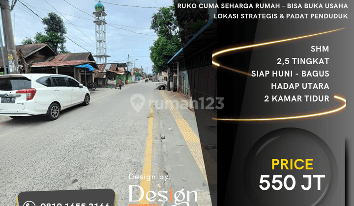 Ruko Usaha Daerah Jl.denai. Lokasi Strategis. 2 Menit Ke Sutrisno 1