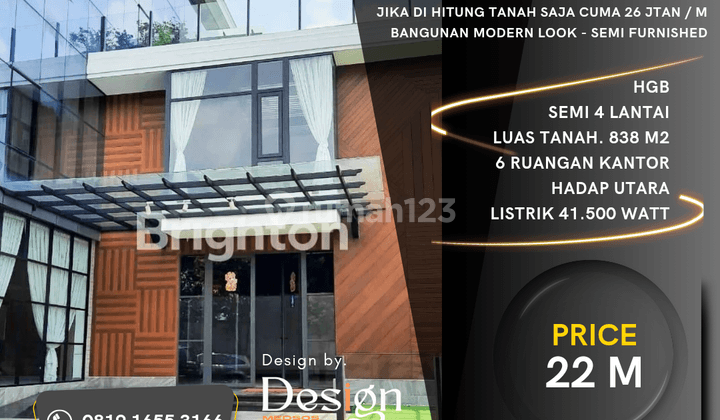 Bangunan Modern Look. Jl. Amir Hamzah.lokasi Bonafit. Harga Bagus 1