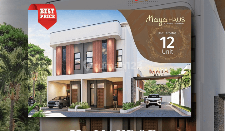 Villa Maya Haus. Jl.mandor. 50 Meter Dari Angliss Bakery Krakatau 1