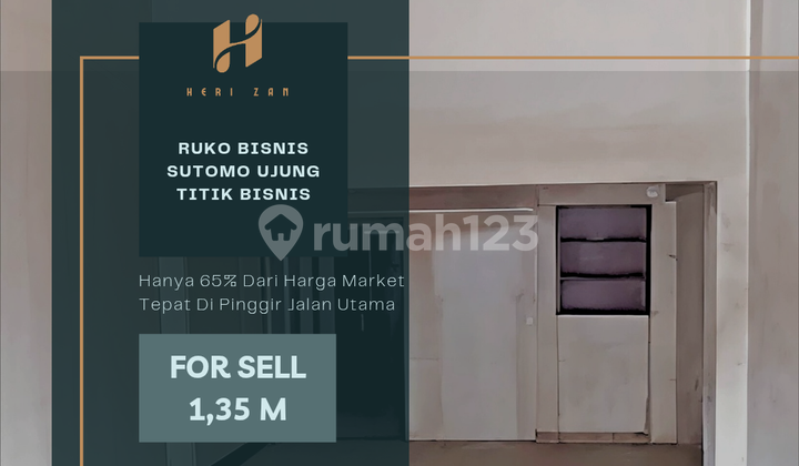 Ruko Bisnis Jl. Sutomo Ujung. Harga Hanya 65% Dari Harga Market Ruko Bisnis Jl. Sutomo Ujung. Harga Hanya 65% Dari Harga Market