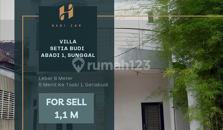 Komplek Setia Budi Abadi 1. Jl. Abadi, Sunggal. Lebar 8. Hook