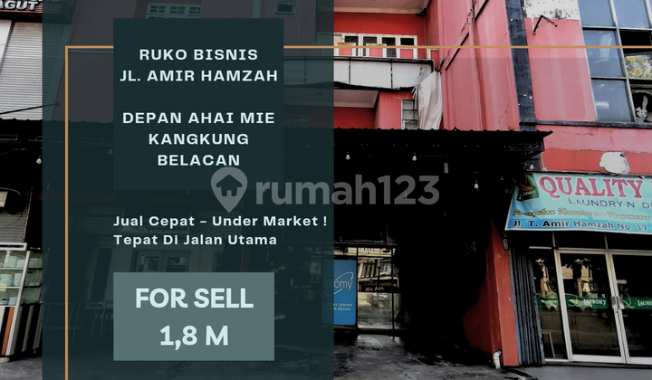 Business Shop on Jl. Amir Hamzah (In Front of Ahai Mie Kangkung Belacan) Business Shop on Jl. Amir Hamzah (In Front of Ahai Mie Kangkung Belacan)