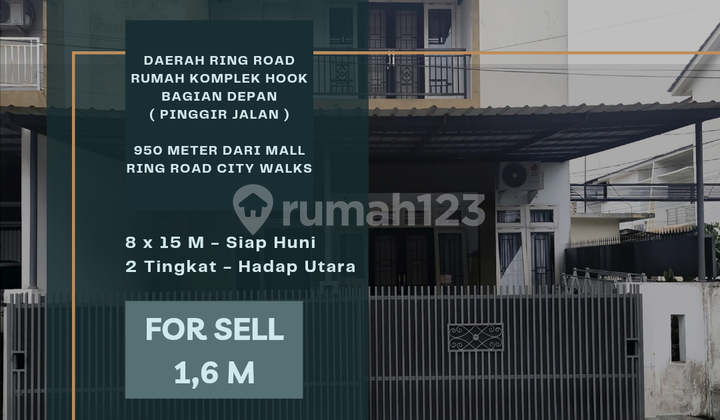 Rumah Komplek Hook (Bagian Depan) Daerah Jl. Ring Road. Lebar 8 M Rumah Komplek Hook (Bagian Depan) Daerah Jl. Ring Road. Lebar 8 M