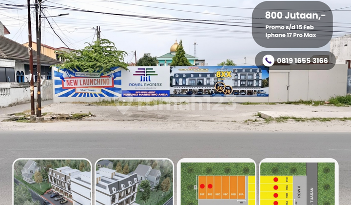Royal Avoriaz. Jl. Tuasan, Pancing. Ruko Commercial Strategis