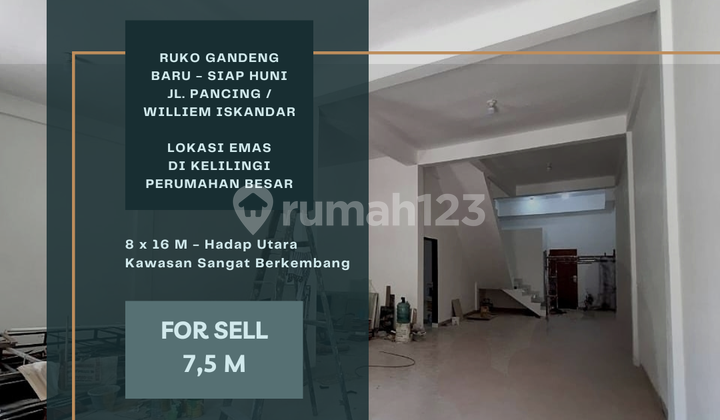 Lokasi Emas !! Ruko Gandeng Baru, Jl. Pancing / Williem Iskandar Lokasi Emas !! Ruko Gandeng Baru, Jl. Pancing / Williem Iskandar