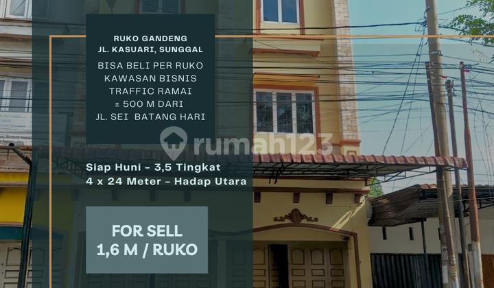 Twin Shophouse on Jl. Kasuari, Sunggal. Can be Purchased Per Unit. Business Area. Twin Shophouse on Jl. Kasuari, Sunggal. Can be Purchased Per Unit. Business Area.