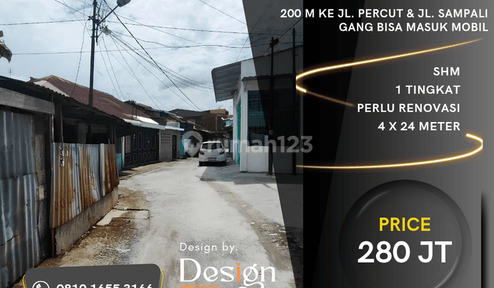 Rumah Inti Kota. 500 Meter Ke Pajak Beruang. 4 Menit Ke Sutomo 1 1