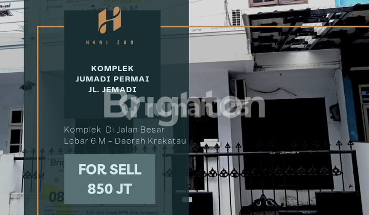 Komplek Jumadi Permai. Jl. Jemadi, Krakatau. Lebar 6 Meter. Siap Huni. Security 24 Jam. Inti Kota Komplek Jumadi Permai. Jl. Jemadi, Krakatau. Lebar 6 Meter. Siap Huni. Security 24 Jam. Inti Kota