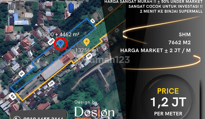 Tanah Jl. Ir. H. Juanda, Binjai. Shm. Harga Investor.under Market 1