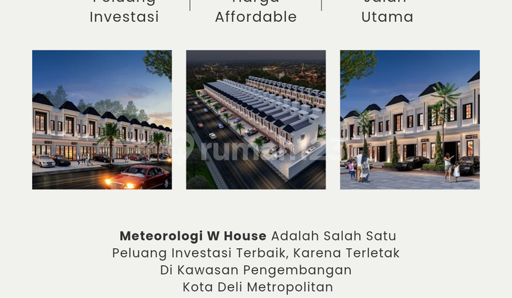 Meteorologi W House. 747 Juta. Baru. Siap Huni. 2,5 Lantai 2