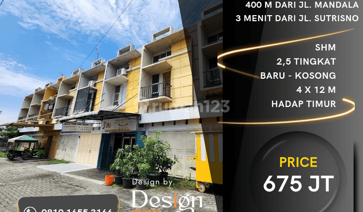 Komplek Denali. Rumah Baru. Jl. Denai. 400 M Dari Jl. Mandala. 1