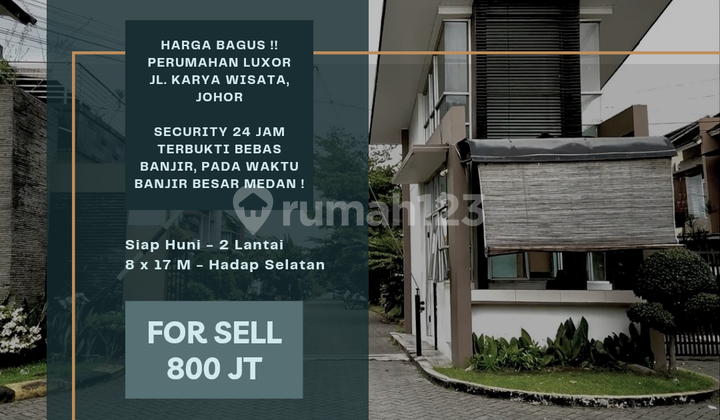 Perumahan Luxor. Jl. Karya Wisata, Johor. Bebas Banjir, Security