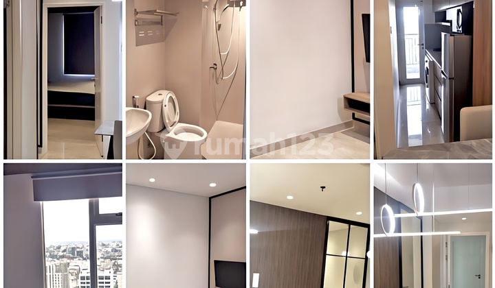 Apartment Podomoro. 1 Bedroom. City View Lepas. Ada Mesin Cuci