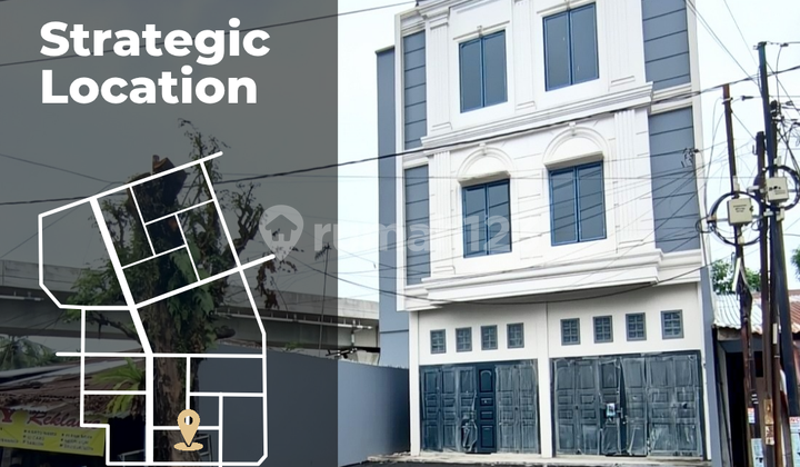 Ruko Baru Jl. Sekip. Space Parkir Panjang. Dekat Kampus Unpri 