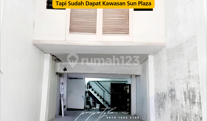 Ruko Jl. Jenggala. Sun Plaza, Zainul Arifin. Harga Under Market 1