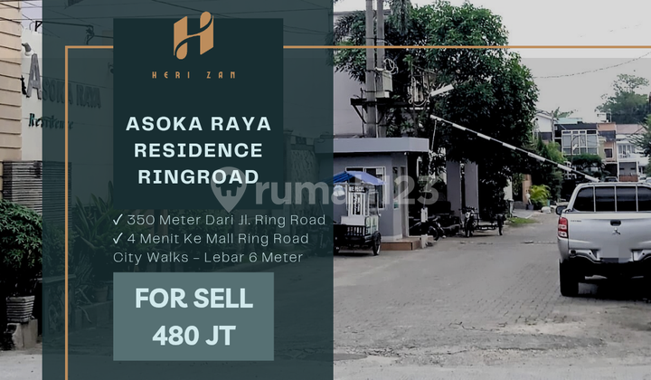 Asoka Raya Residence.350 M Dari Jl. Ring Road,4 Menit Ke Mall RCW 1