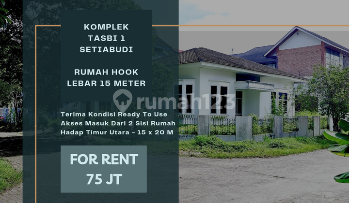 Elite Tasbi 1 Complex, Setiabudi. Corner position. Width 15 meters. Elite Tasbi 1 Complex, Setiabudi. Corner position. Width 15 meters.