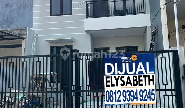 Dijual Rumah Baru Renovasi, 2 Lantai, Jalanan 2 Mobil, Harga Ok 2