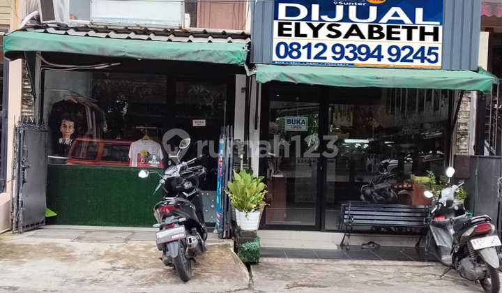 For Sale: 2-Storey Shop House, Strategic Location, Main Road, Flood-Free, Bcs Kelapa Gading.