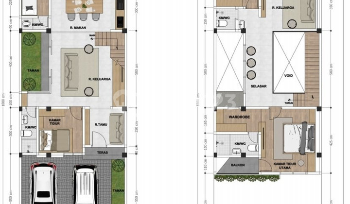 Villa Meruya Park New House Facing South 2