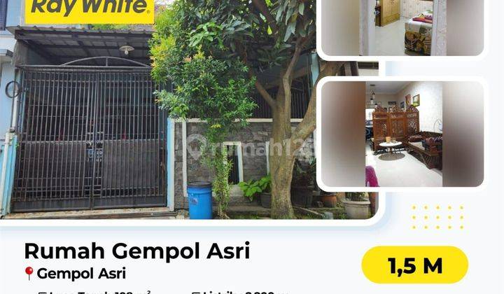 Rumah cantik, terawat di dalam.kompleks perumahan, 2 lantai 1