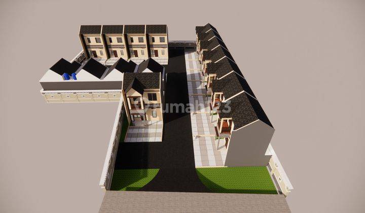 Town house 2 tingkat harga 1 tingkat 6