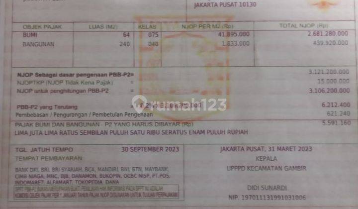 Dijual Ruko di Cideng Jakarta Pusat di Cideng, Jakarta Pusat Bagus 2