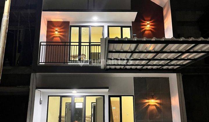 RUMAH 2 LANTAI MINIMALIS MODERN DP 0 % 100 METER KE JALAN UTAMA 1