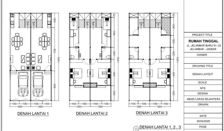 Rumah Indent Murah 3.5 Lantai Sudah Shm Hadap Timur Ready Maret 2026 Lokasi Strategis Di Jelambar Baru