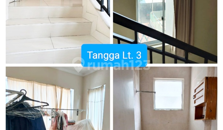 Rumah 3 Lantai Posisi Hook Ada Taman Samping Furnished Siap Huni Terletak Di Komplek Perumahan Yang Asri Dan Tenang Casa Jardin Daan Mogot 2
