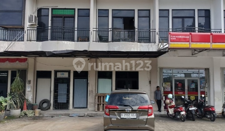 2-Storey Linked Shophouse Suitable for Cafe, Restaurant, Office, Minimarket with Spacious Parking Located in Puri Indah, Kembangan, West Jakarta